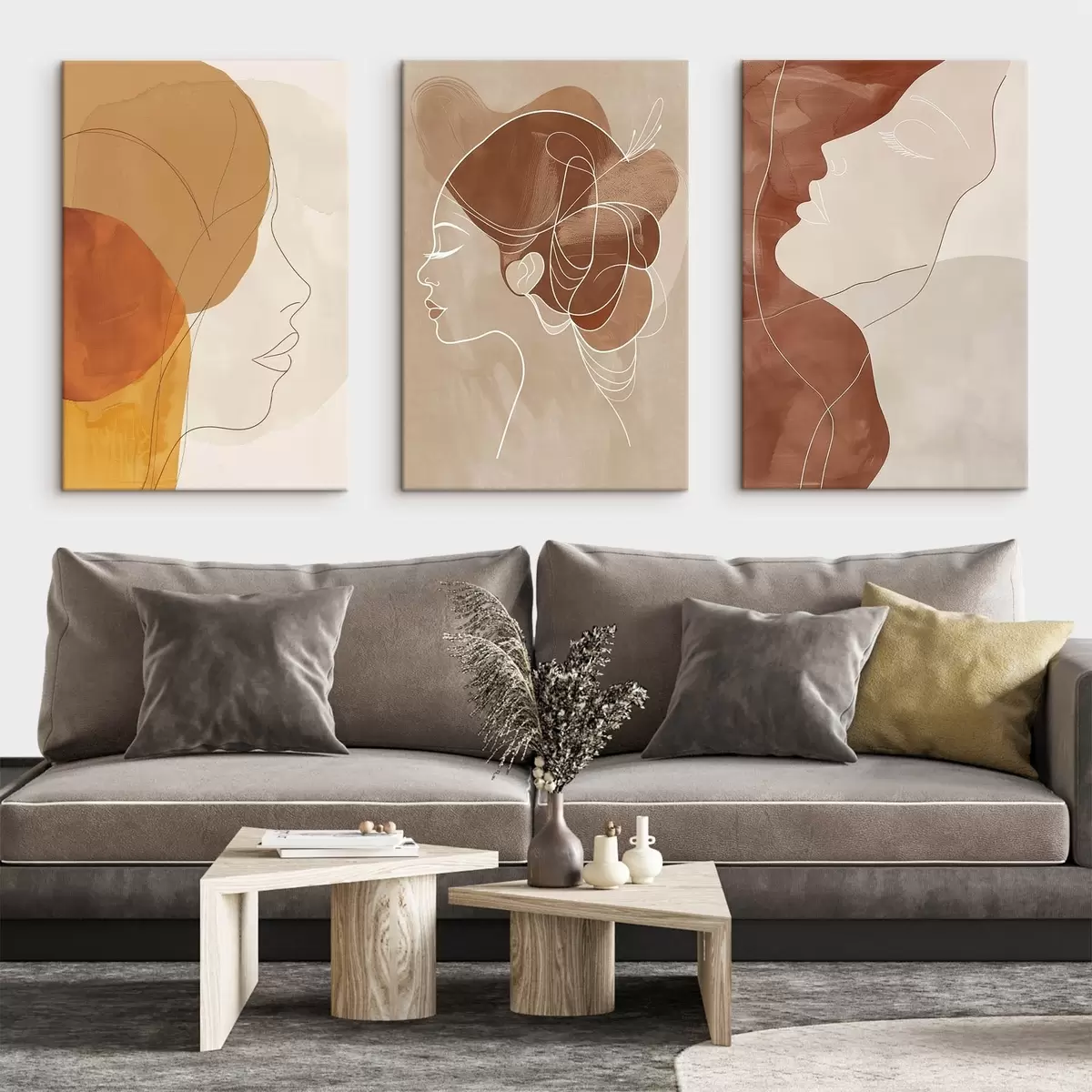  Peintures Abstraction, personnes, fille m00783