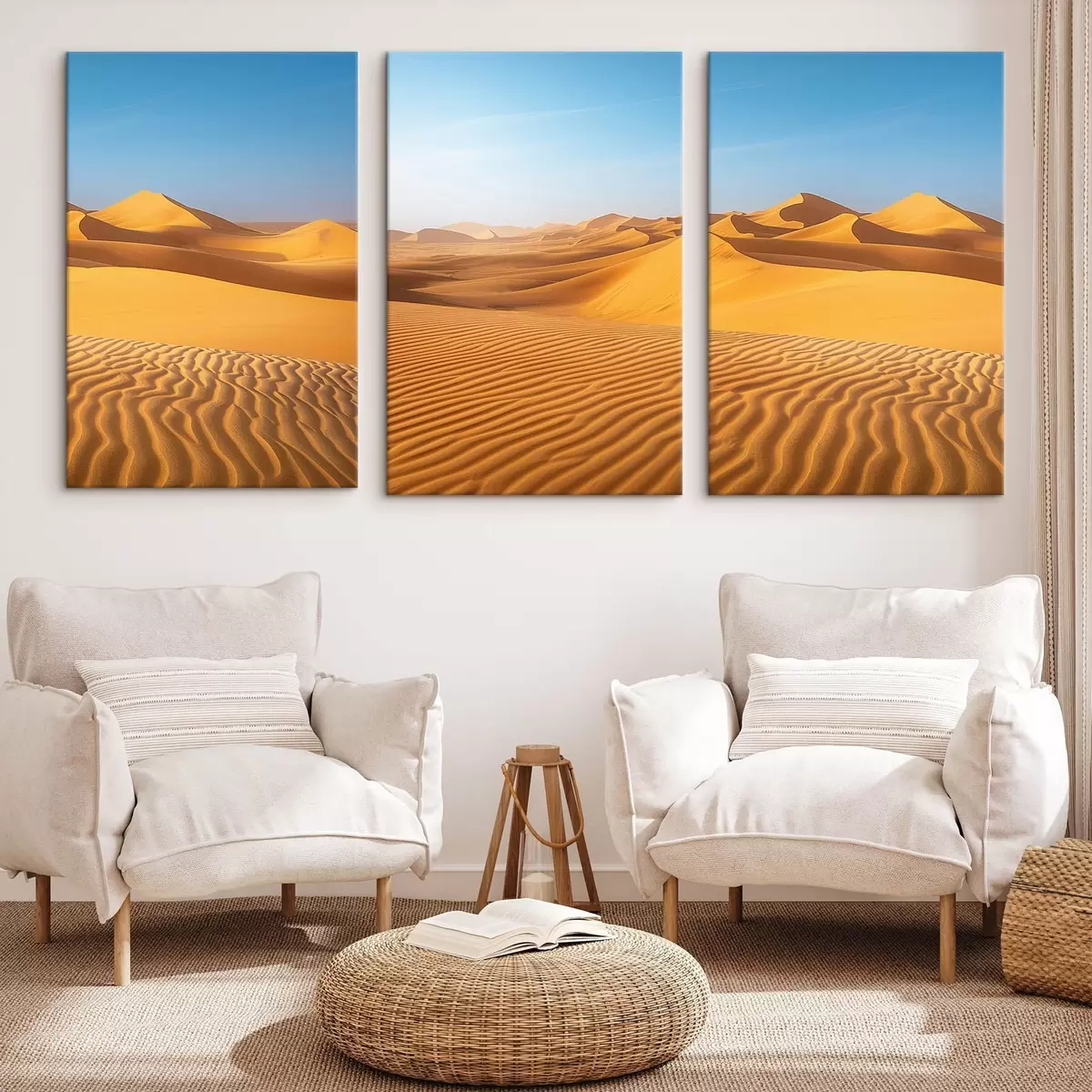  Peintures Ciel bleu dans le désert m00786