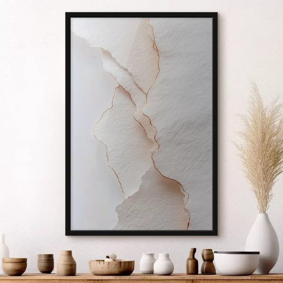 Fotobehang Licht papier scheurt met een fijne rand f45884