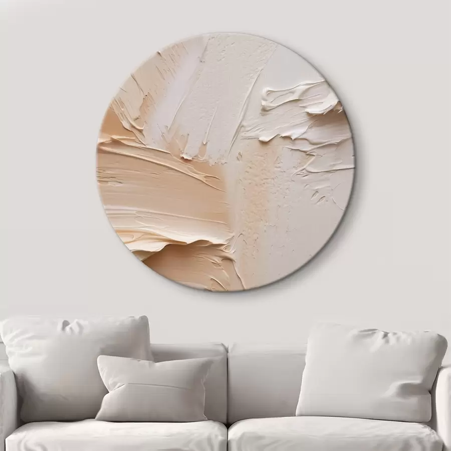  Schilderijen Lichte impasto-streken, romige zanderige textuur r45872