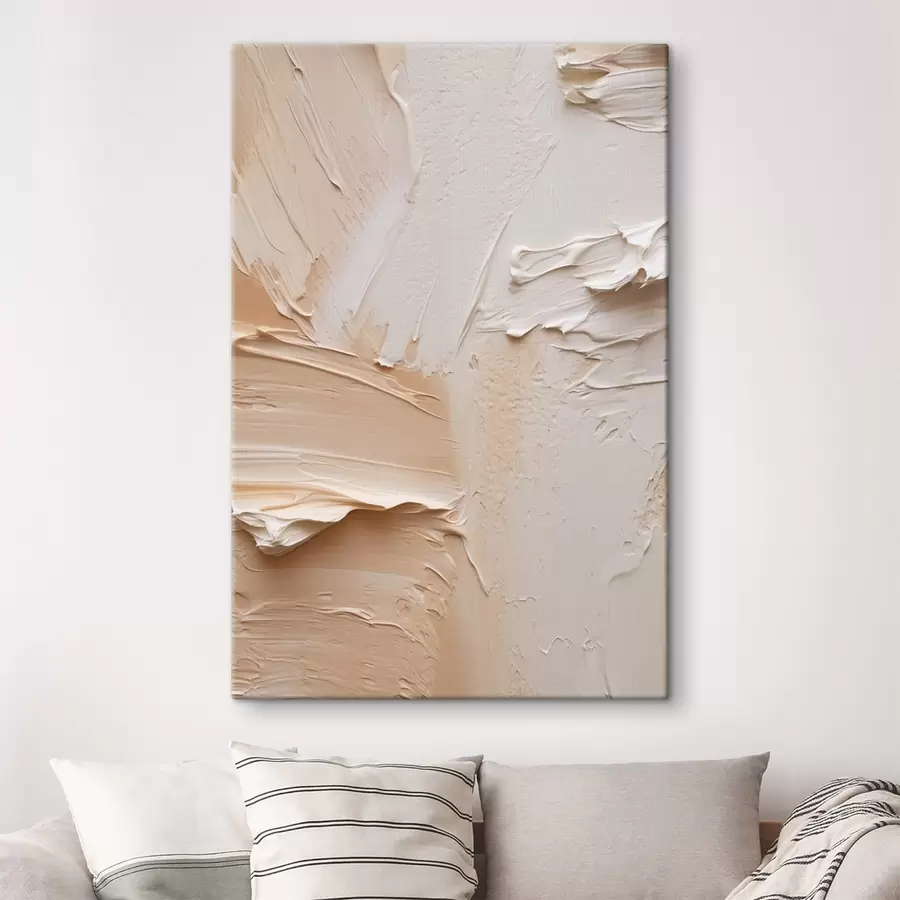  Schilderijen Lichte impasto-streken, romige zanderige textuur s45872