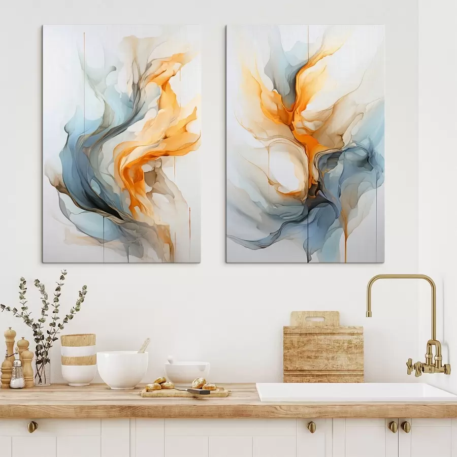  Peintures Abstraction liquide m00781