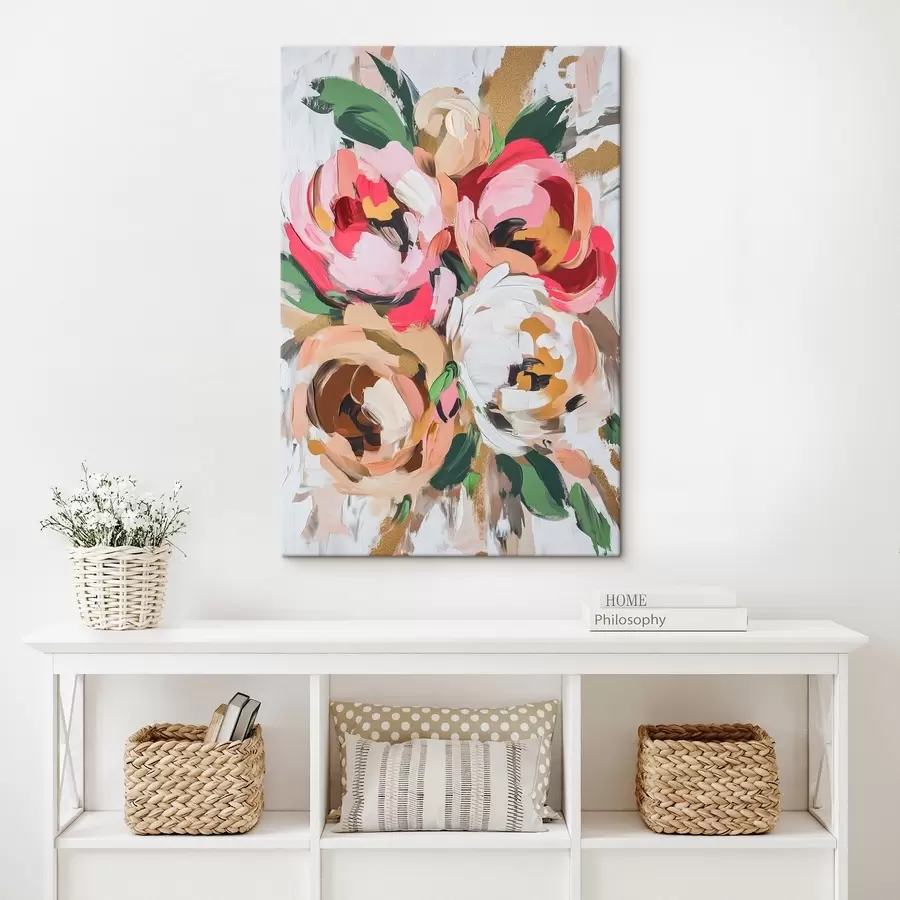  Peintures Bouquet de fleurs abstrait s45982