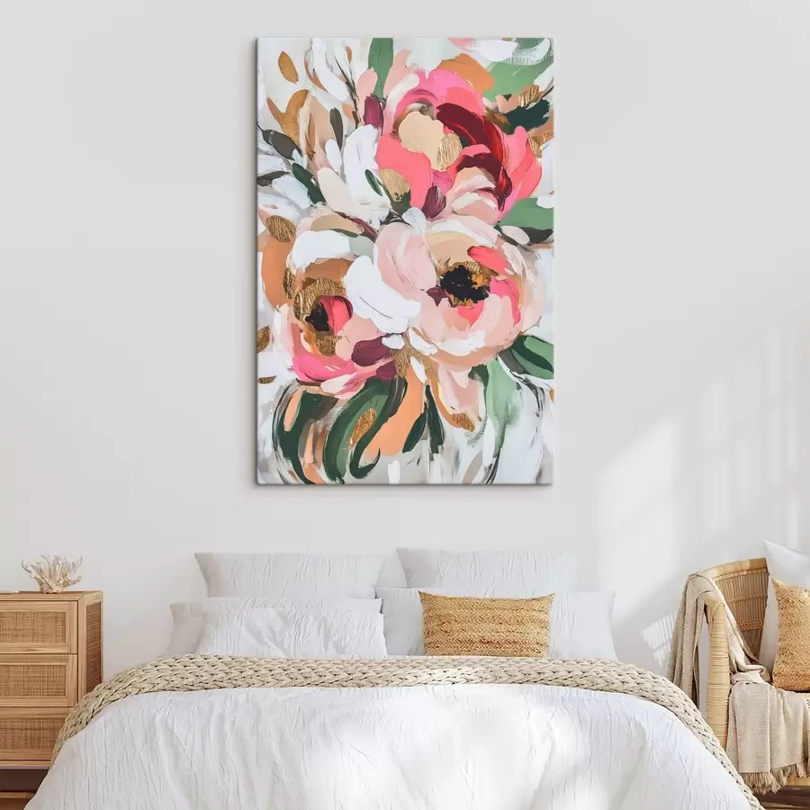  Peintures Bouquet de fleurs abstrait s45983