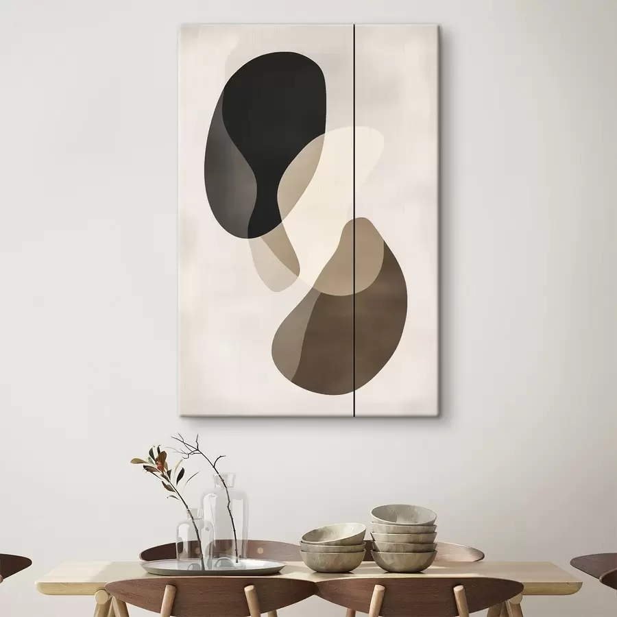  Peintures Formes abstraites flottantes s45994