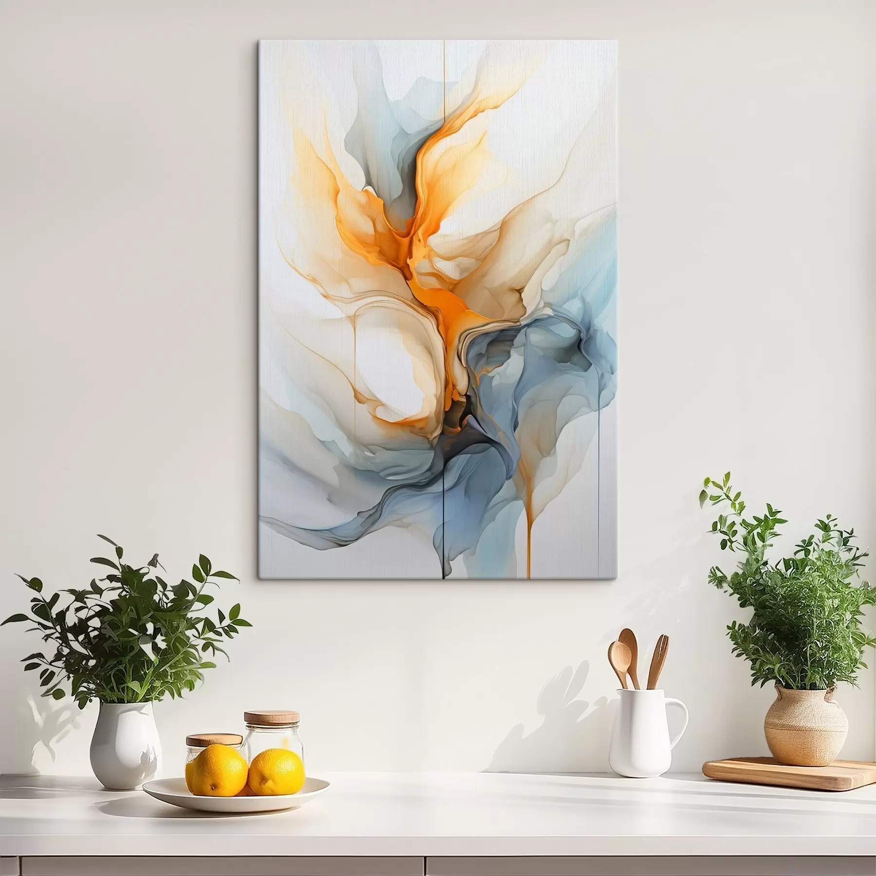  Schilderijen Vloeistofabstractie s46001