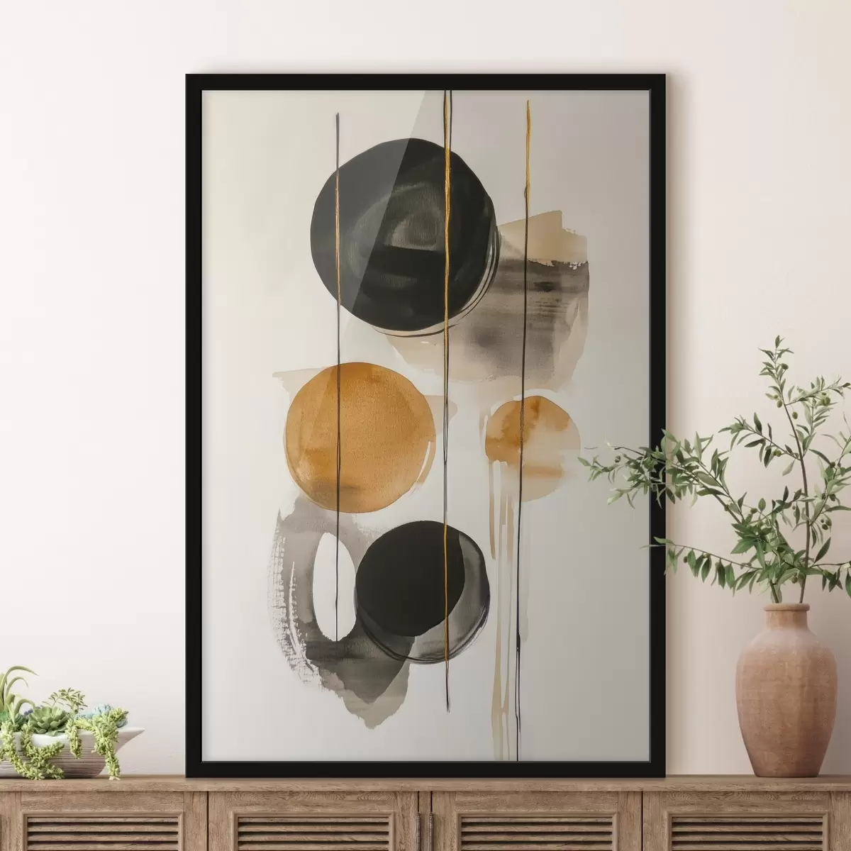 Poster Abstracte cirkels f45779