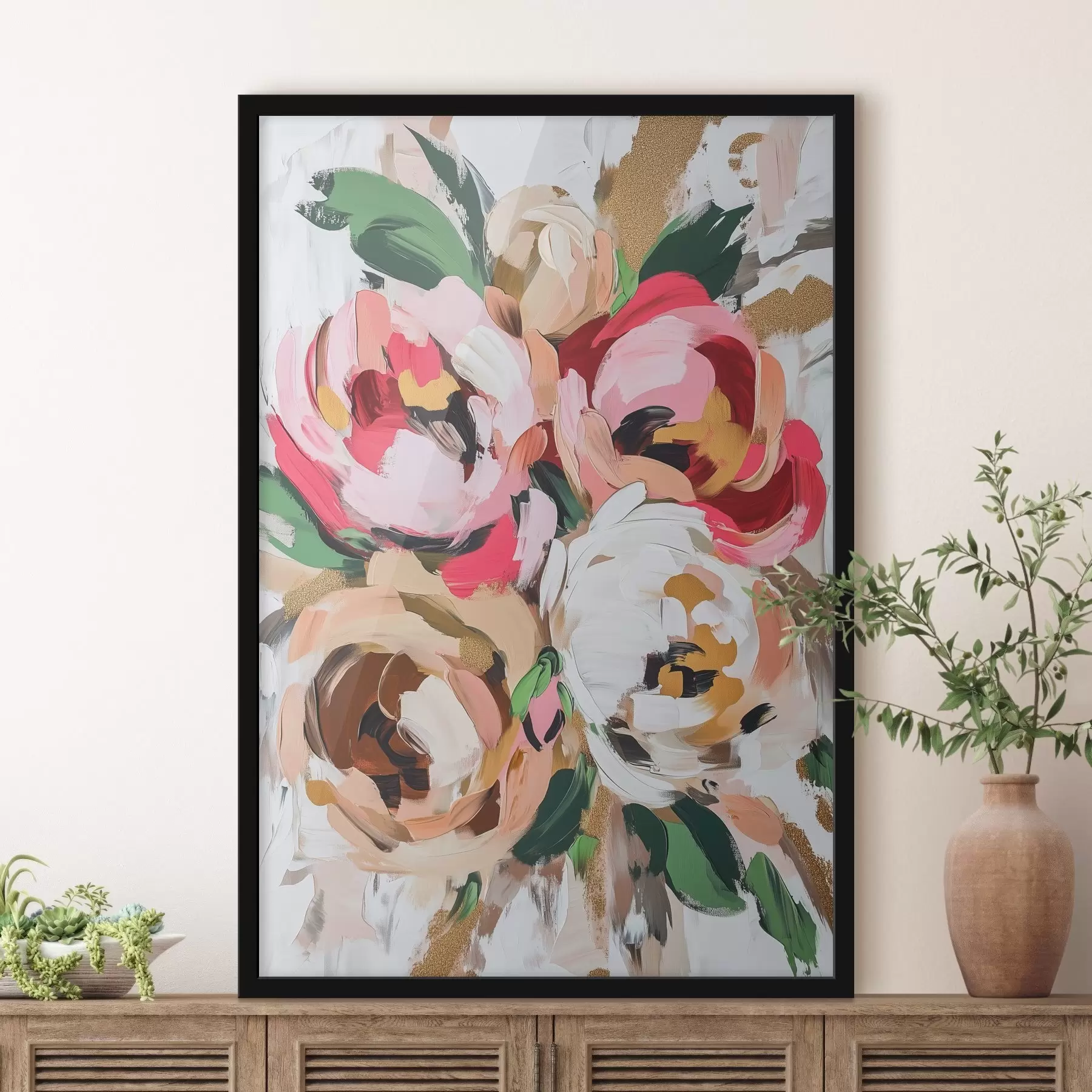 Fotobehang Abstract boeket bloemen f45982