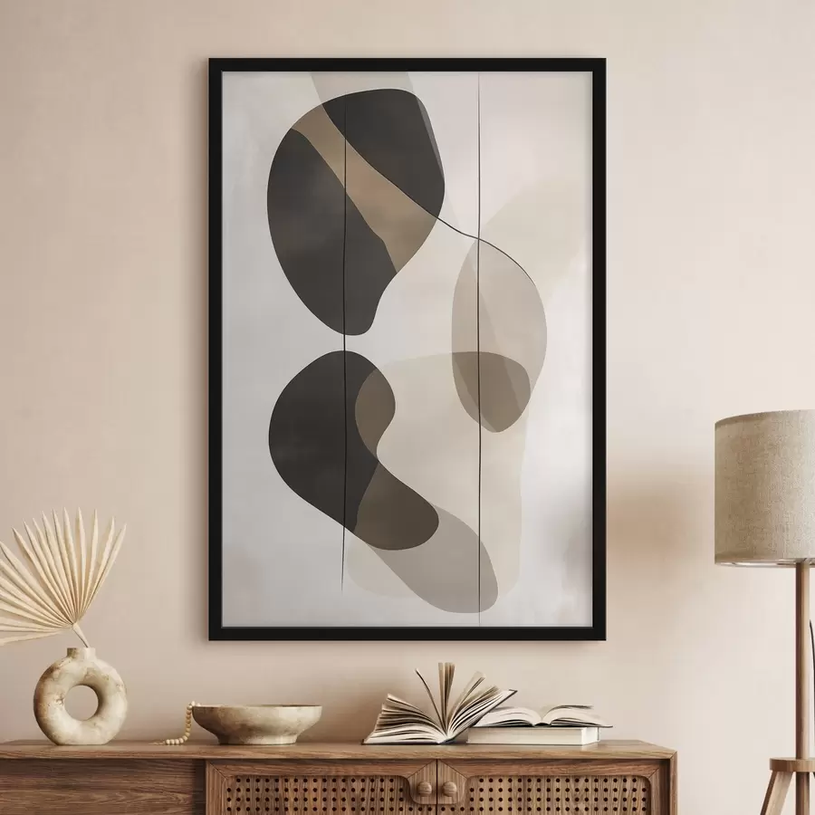 Papier peint photo Formes abstraites flottantes f45991