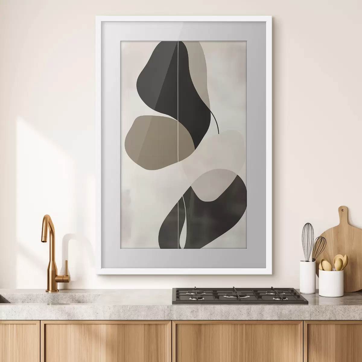 Affiche Formes abstraites flottantes f45995