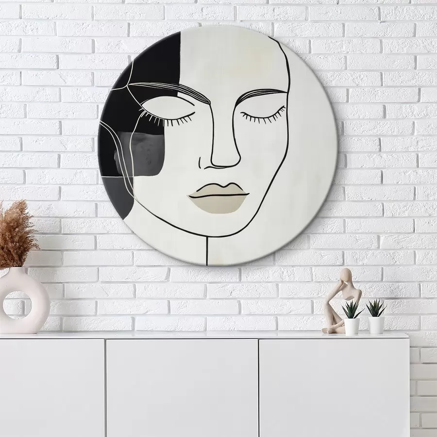  Schilderijen Minimalistisch abstract portret r45987