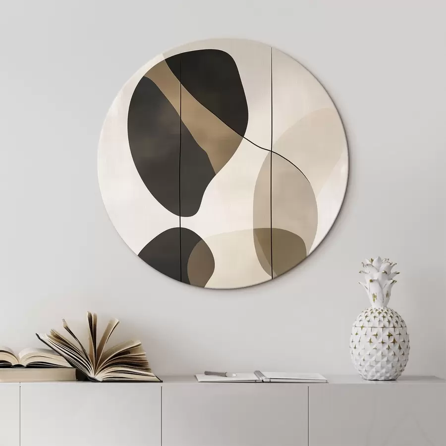  Schilderijen Zwevende abstracte vormen r45991