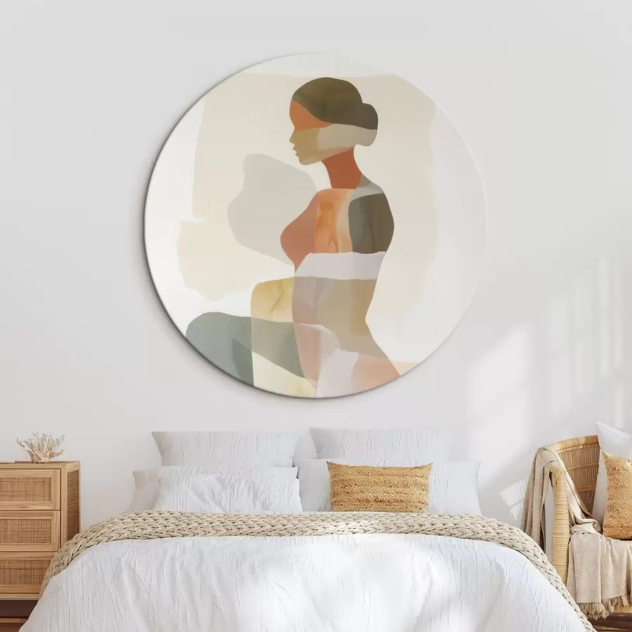  Schilderijen Abstract vrouwelijk silhouet r45992