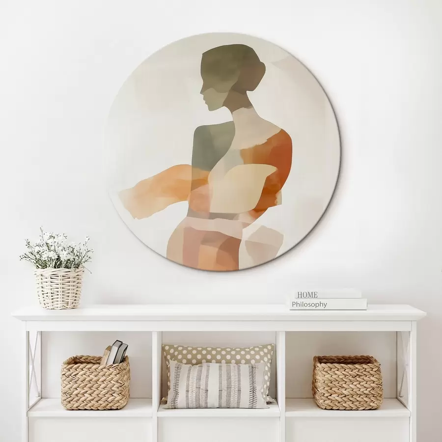  Schilderijen Abstract vrouwelijk silhouet r45993