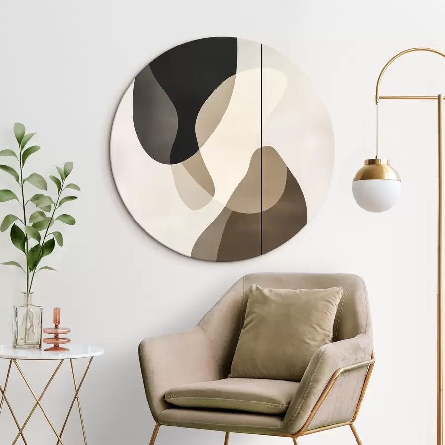  Schilderijen Zwevende abstracte vormen r45994