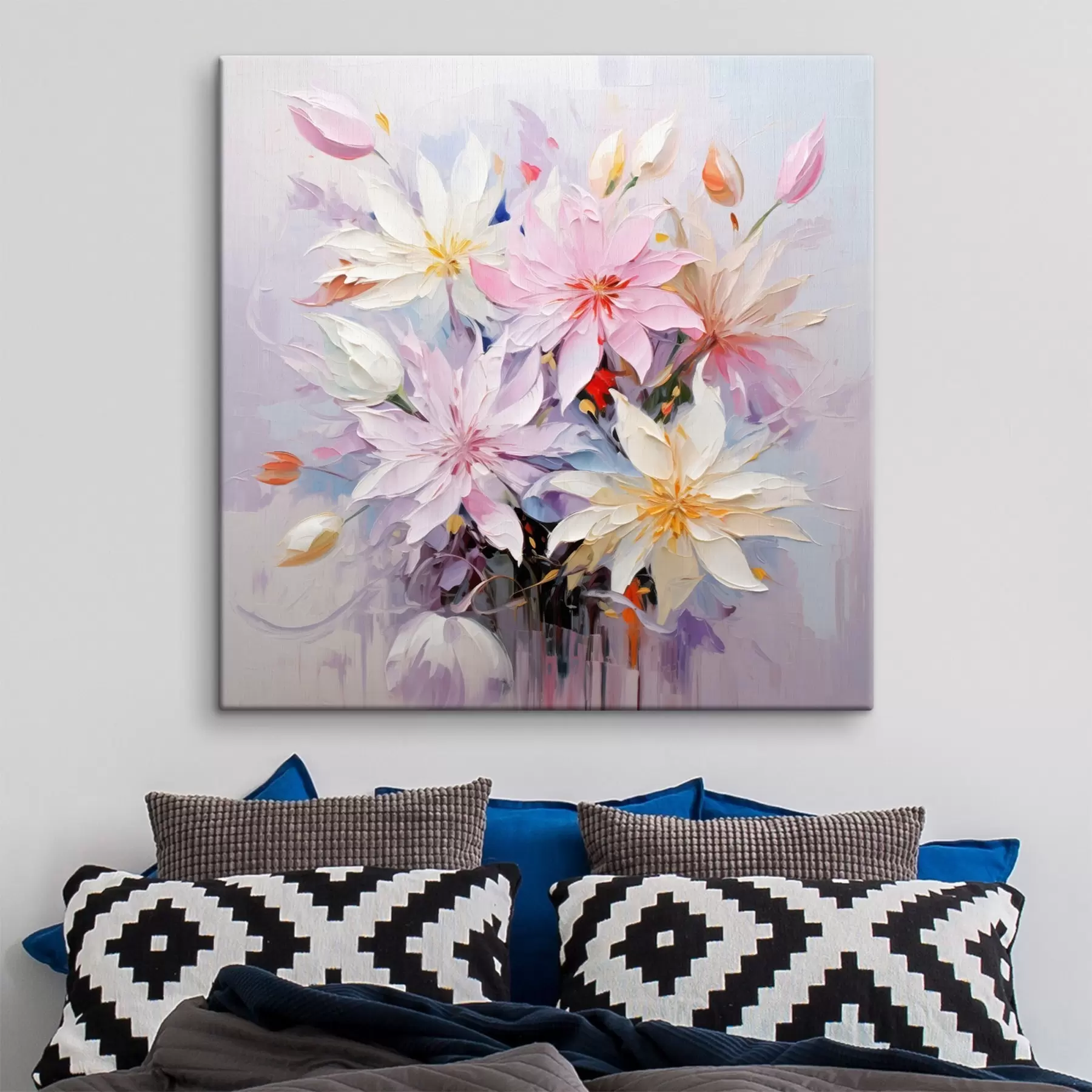  Peintures Bouquet de fleurs dans le style peinture à l'huile s45738