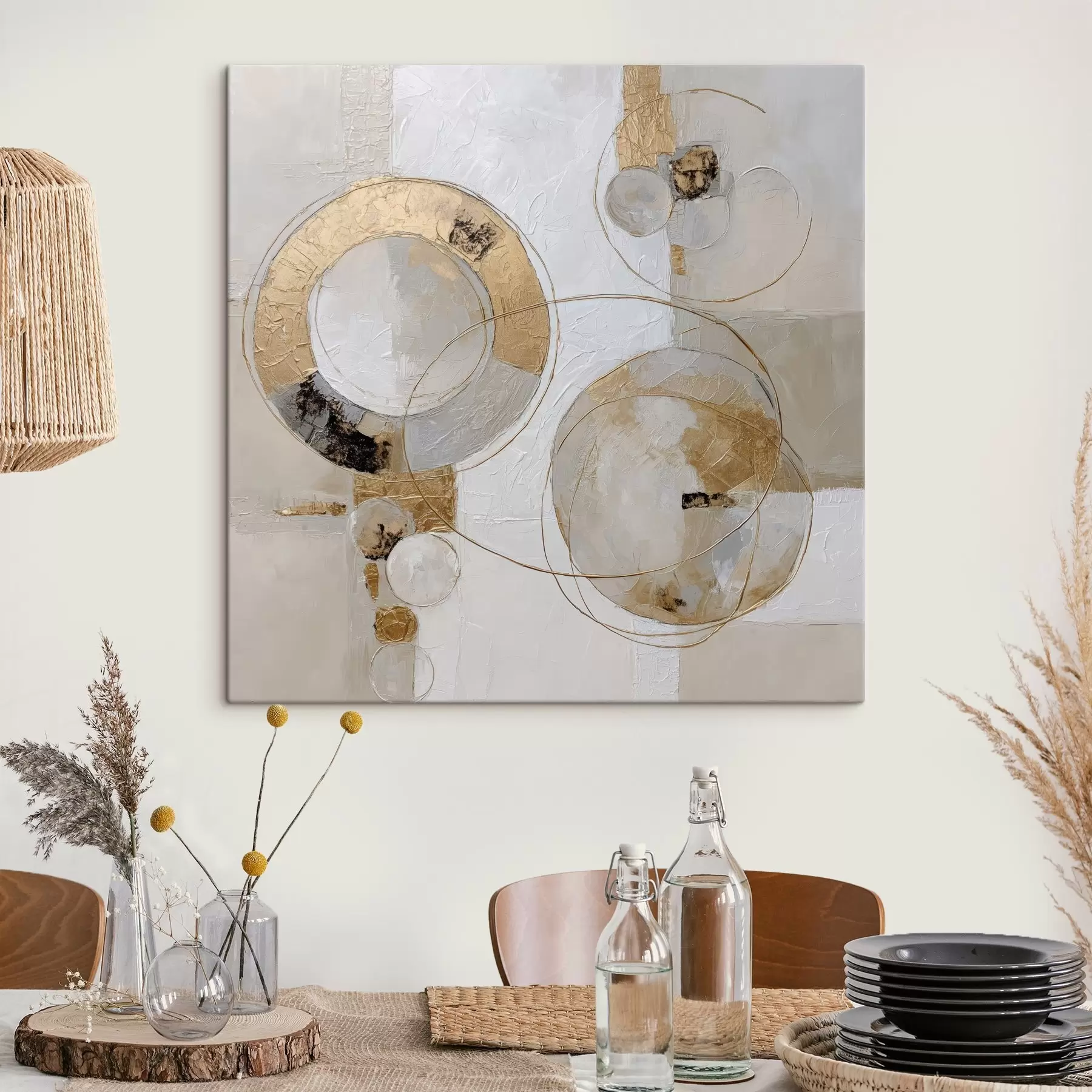  Peintures Cyclicité des formes dans le style abstrait moderne s45851