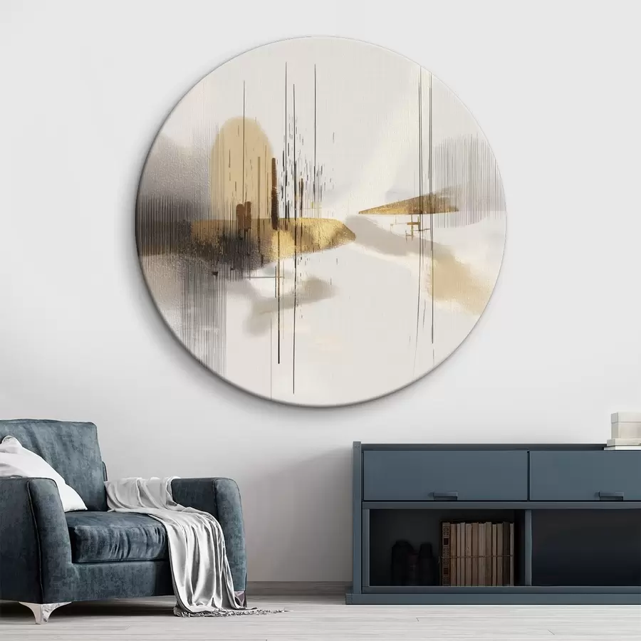  Schilderijen Rustige kust in minimalistische grafische stijl r45849