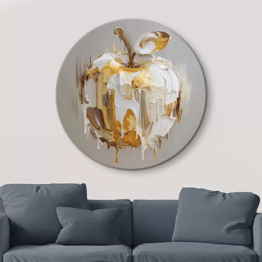  Peintures Pomme avec effet de peinture fondue r45862