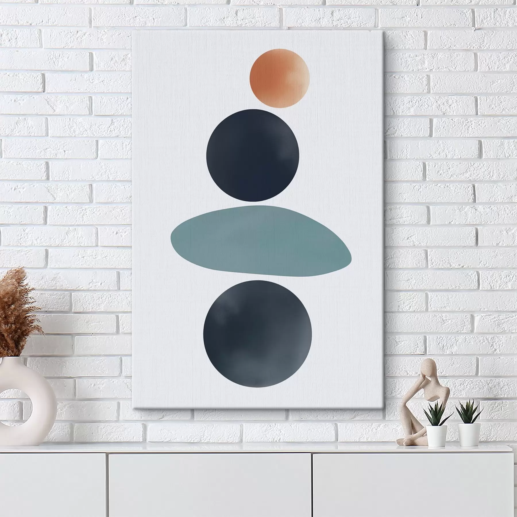  Schilderijen Abstracte ronde vlekken s46061