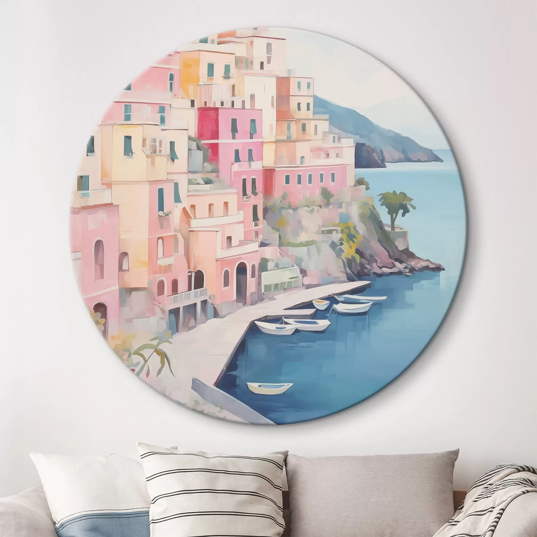  Peintures Maisons au bord de la baie r46066