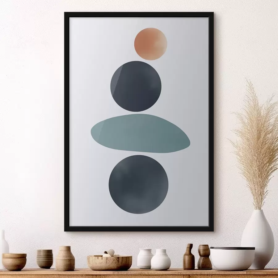 Papier peint photo Taches arrondies abstraites f46061