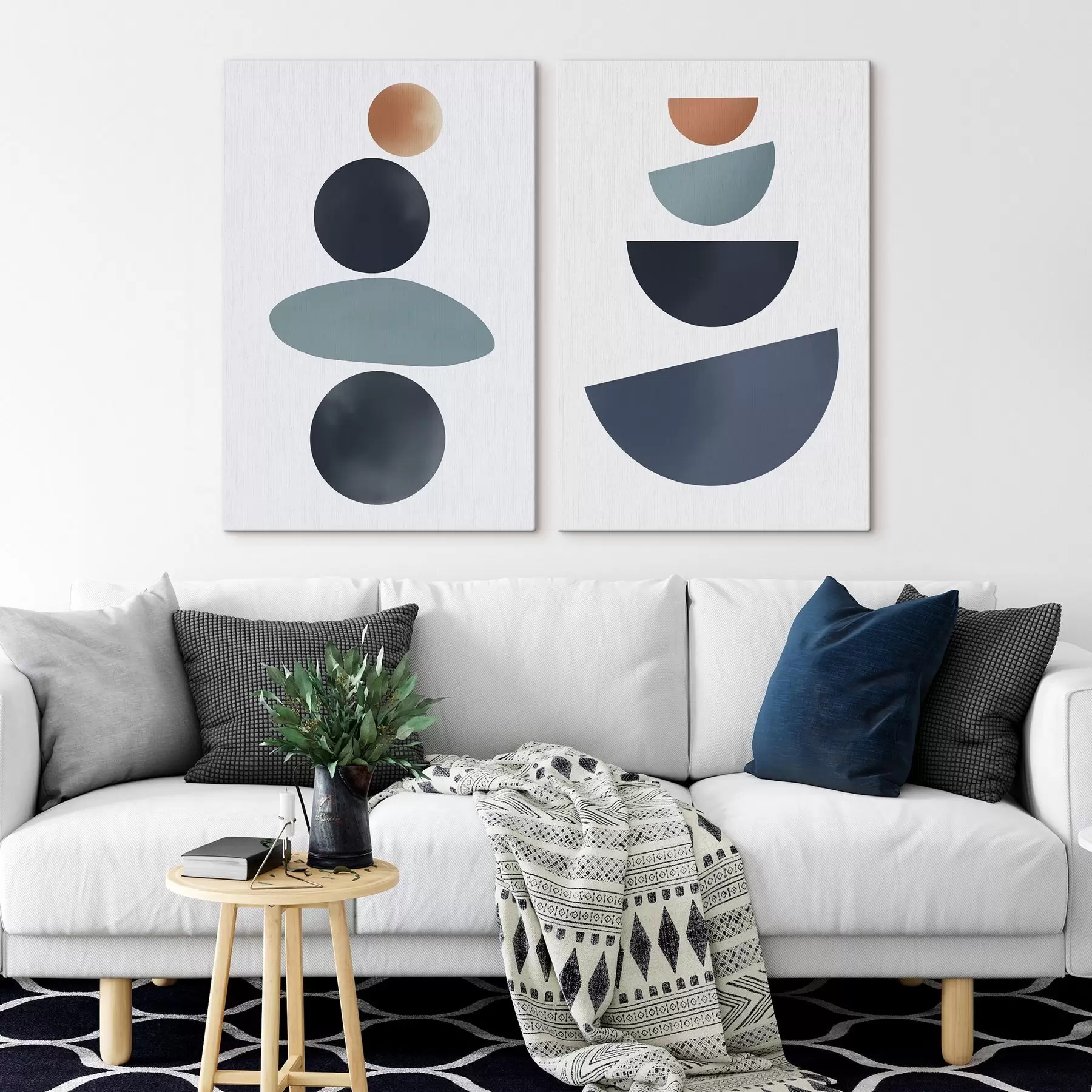  Peintures Composition abstraite m00792