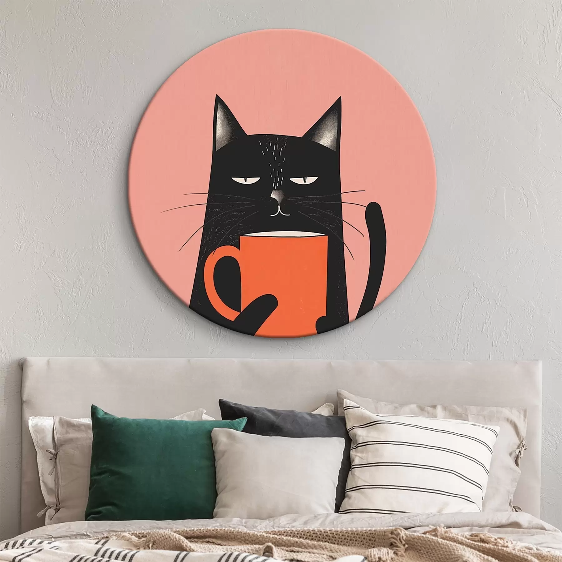  Peintures Cœur de chat r46045