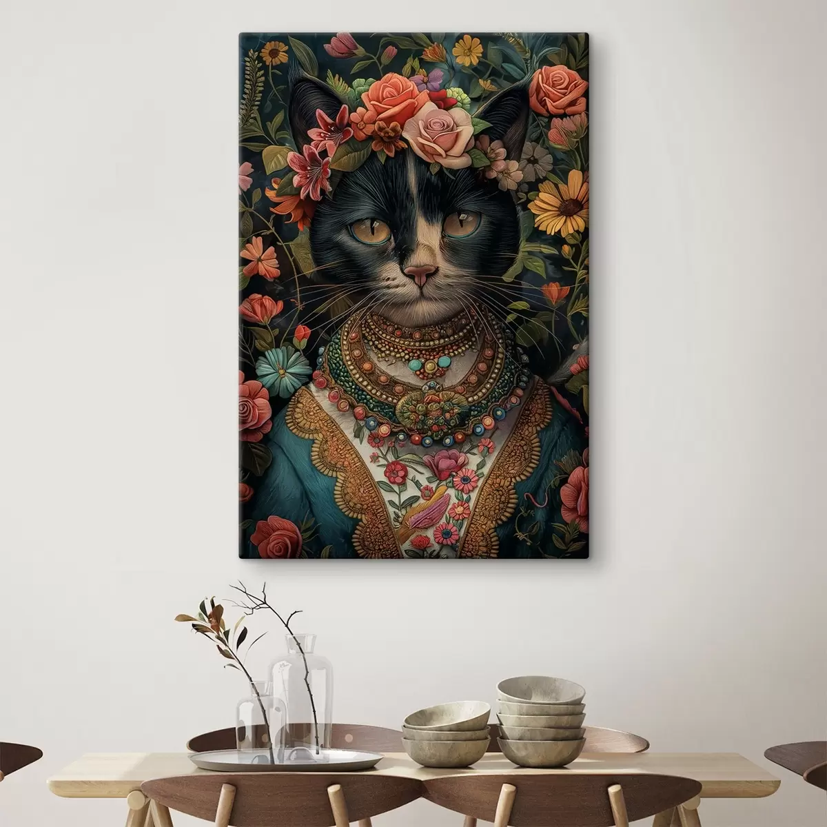  Peintures Portrait de chat s46056