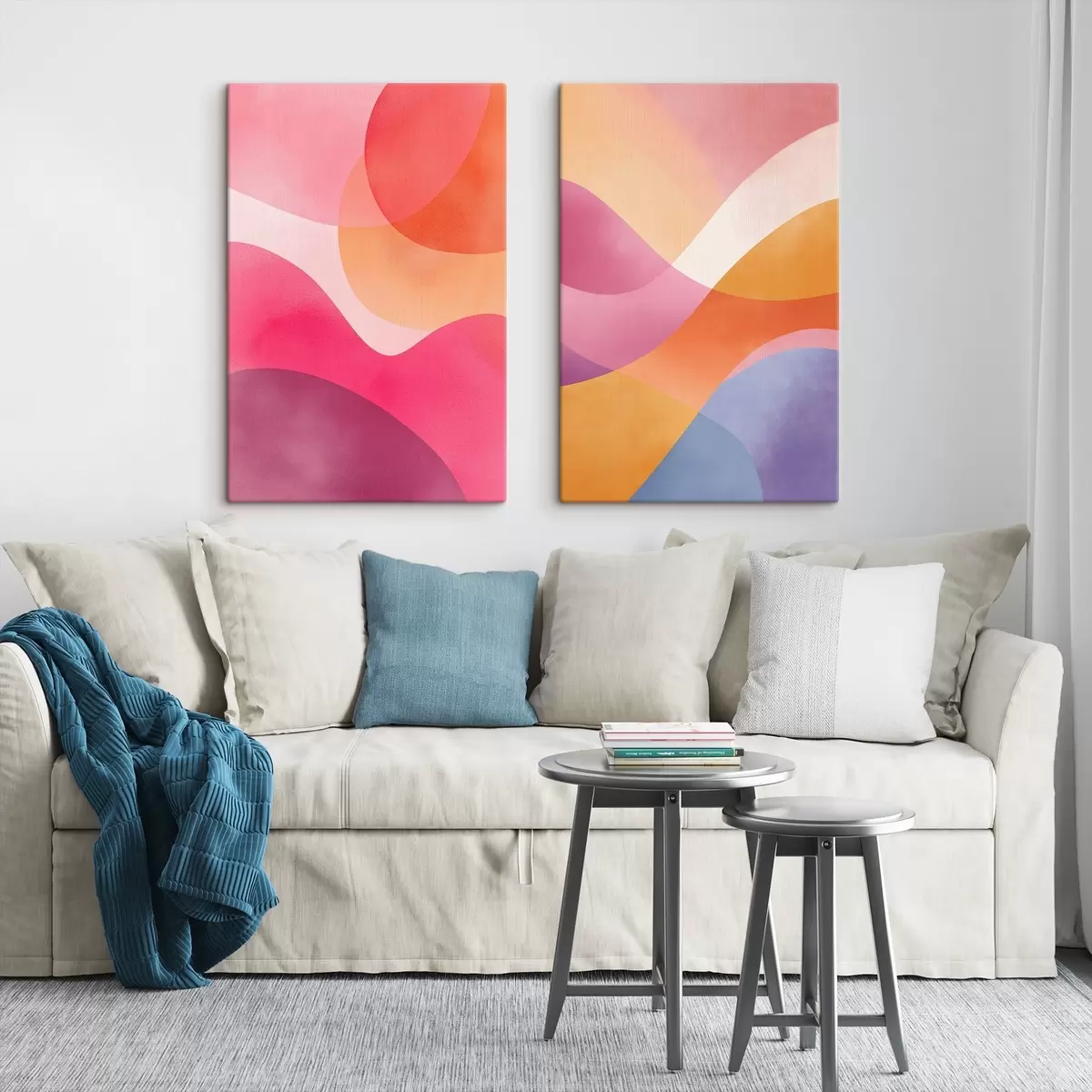  Peintures Vagues abstraites m00807