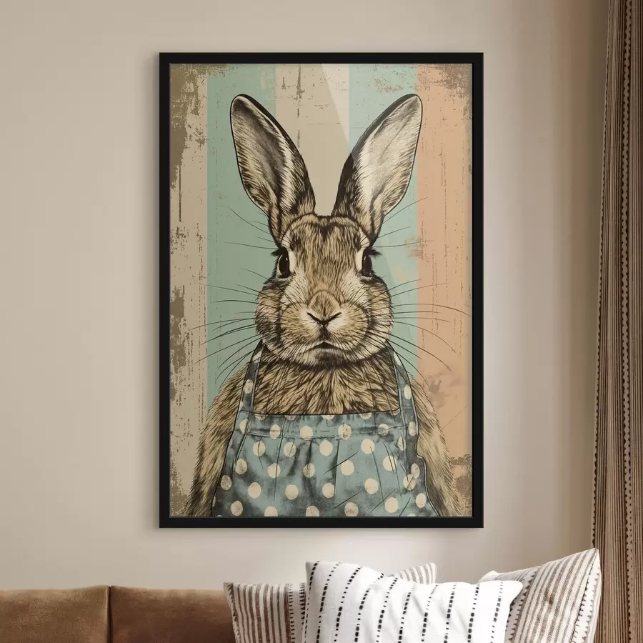 Fotobehang Konijn f46017