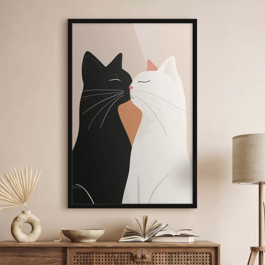 Fotobehang Katten f46042