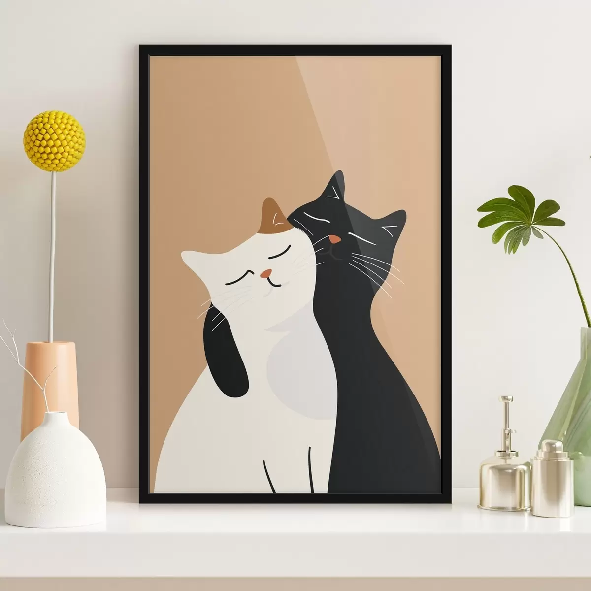 Poster Kattenduo f46043