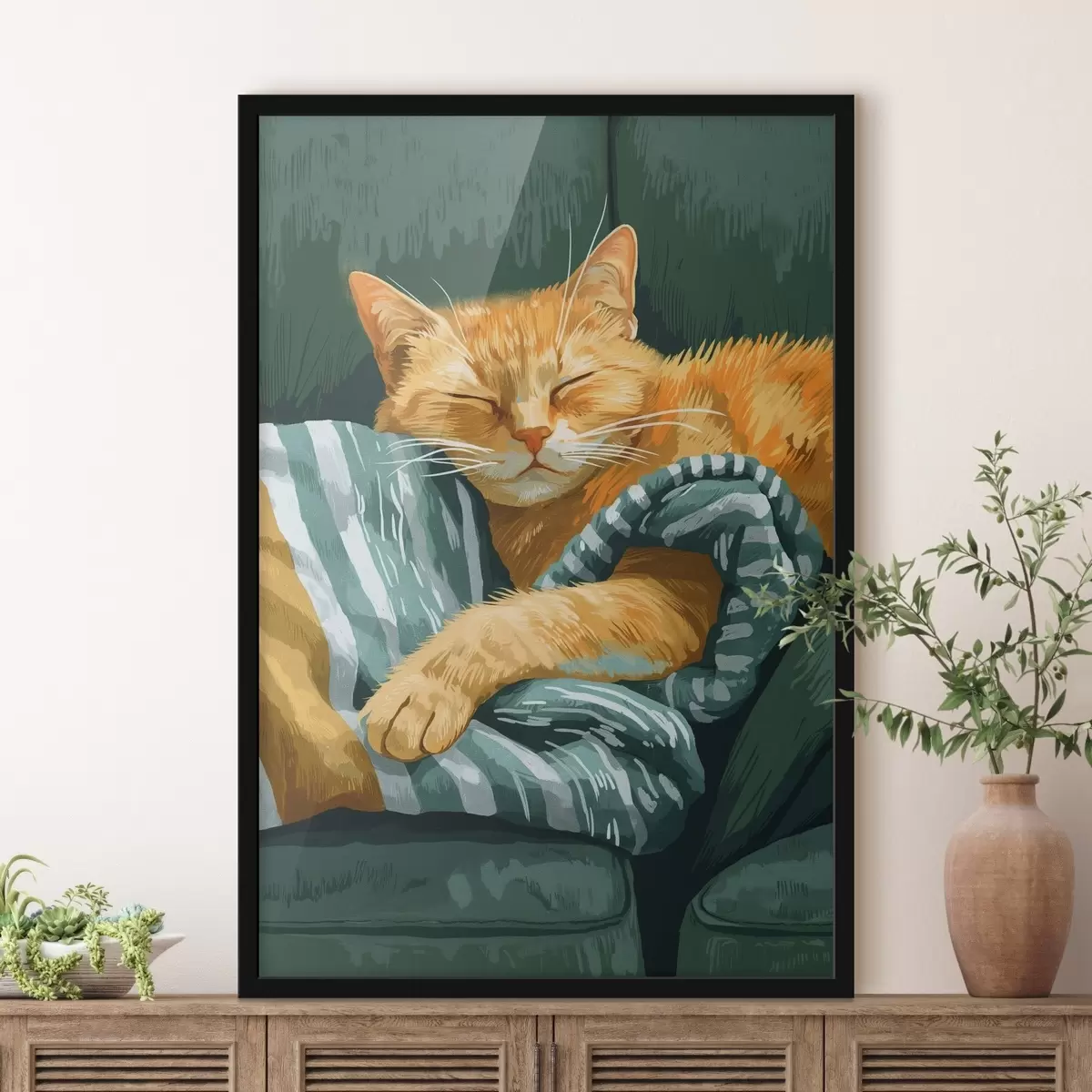 Affiche Repos du chat f46055