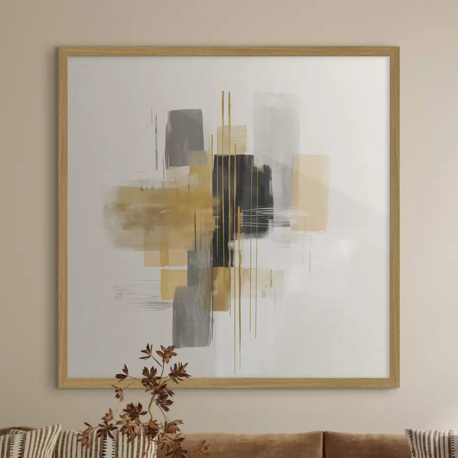 Papier peint photo Verticales de l'espace dans un style abstrait graphique f45850
