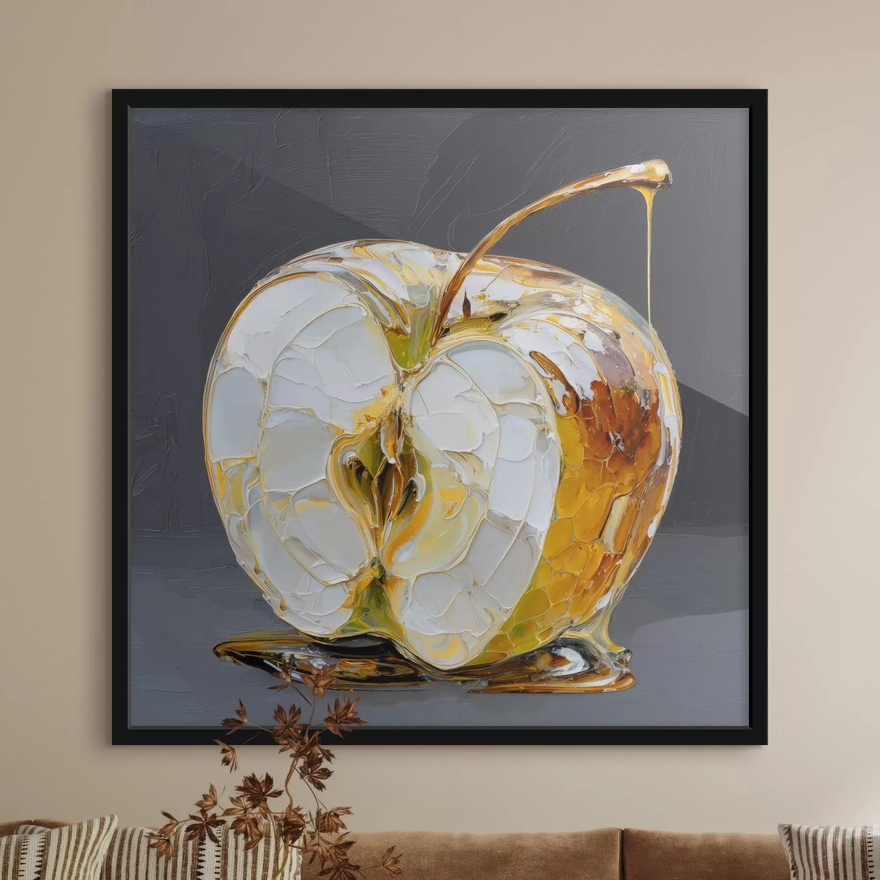 Papier peint photo Pomme sucrée dans un style pictural f45861