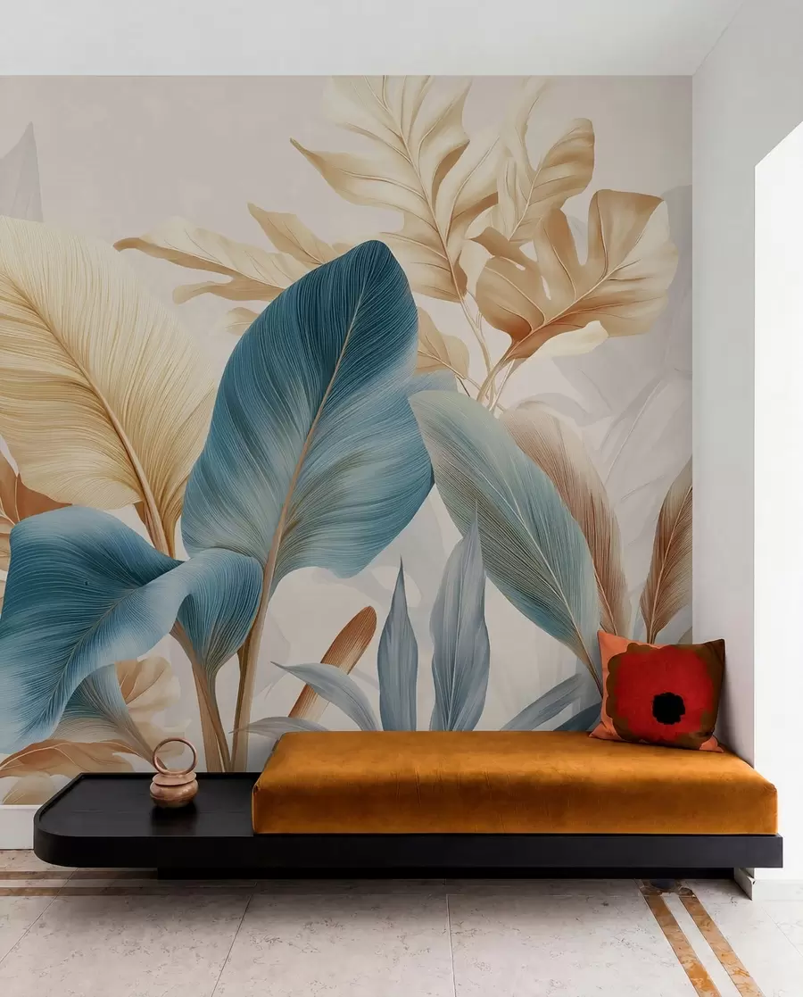 Fotobehang Botanische bladeren w04589