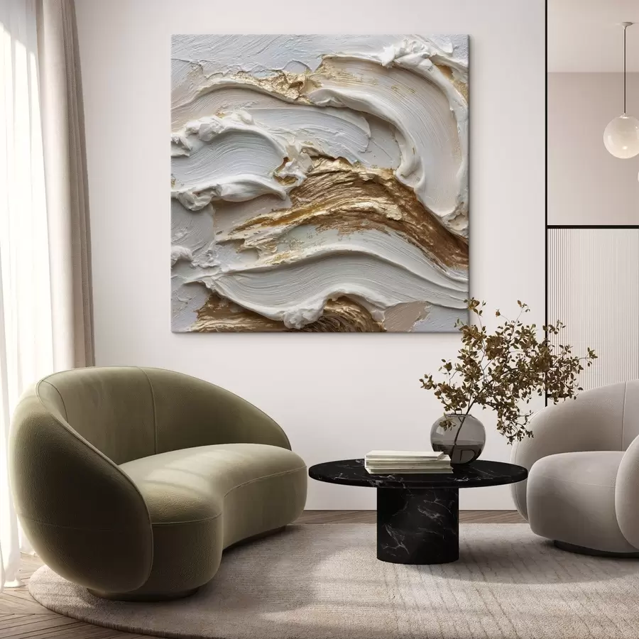  Peintures Vague de forme dans un style d'abstraction volumétrique s45853