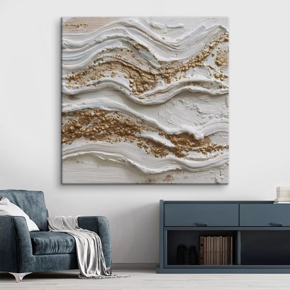  Peintures Vagues de relief dans un style abstrait texturé s45854