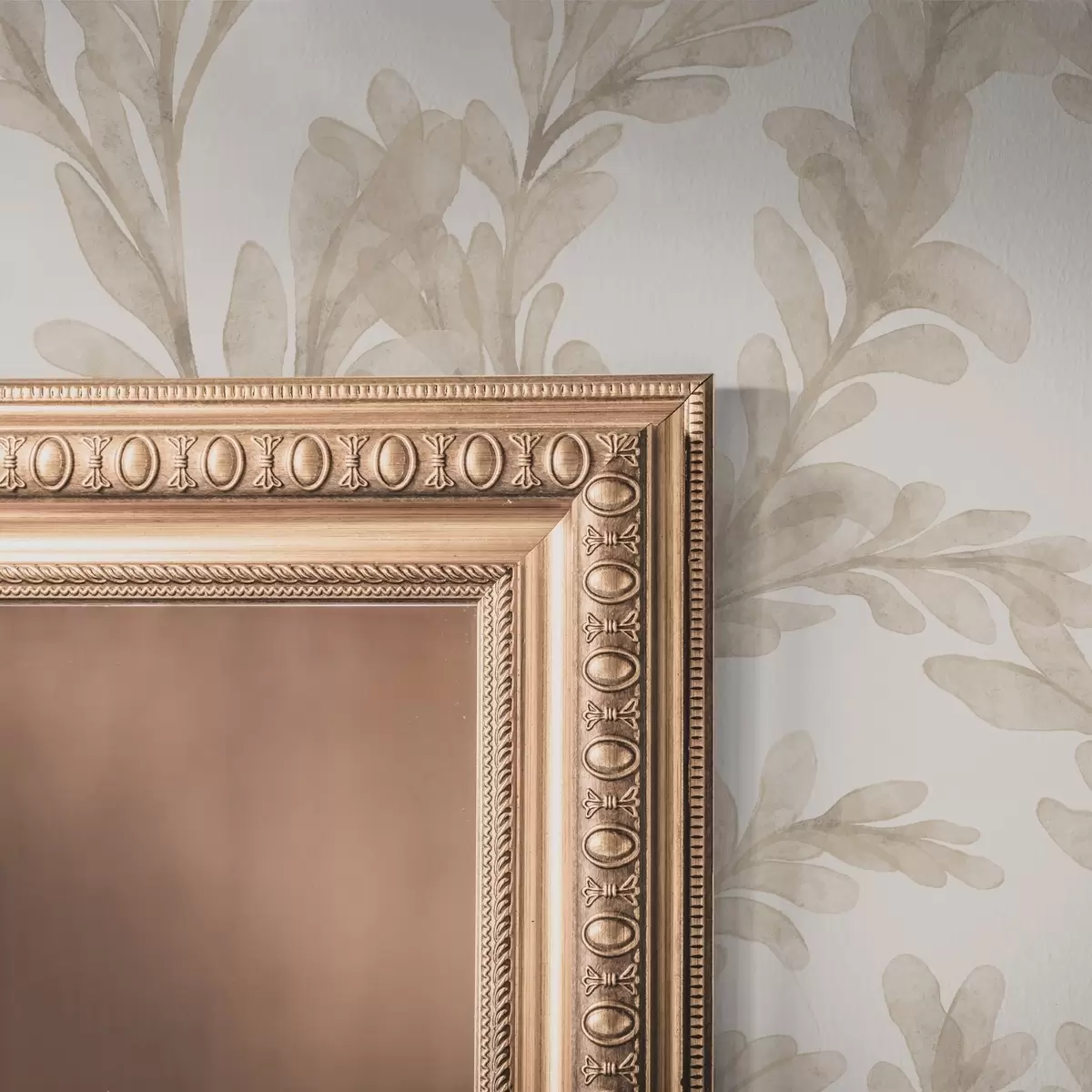 Behang Beige takken in aquarel, zacht botanisch motief a00617