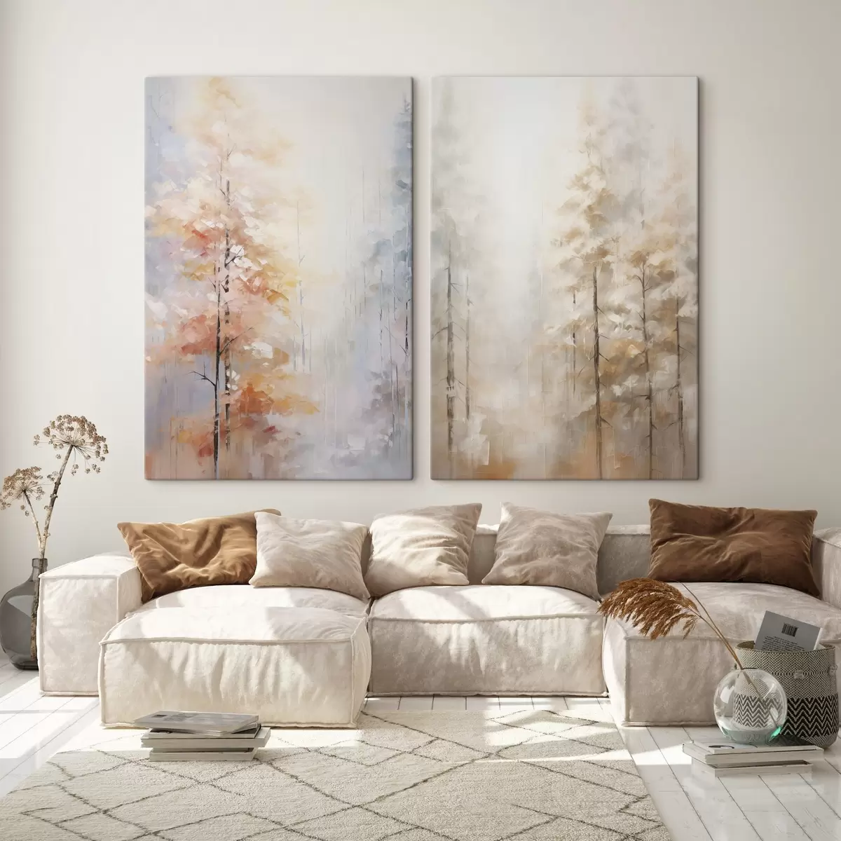  Schilderijen Herfstbos imitatie schilderij m00833