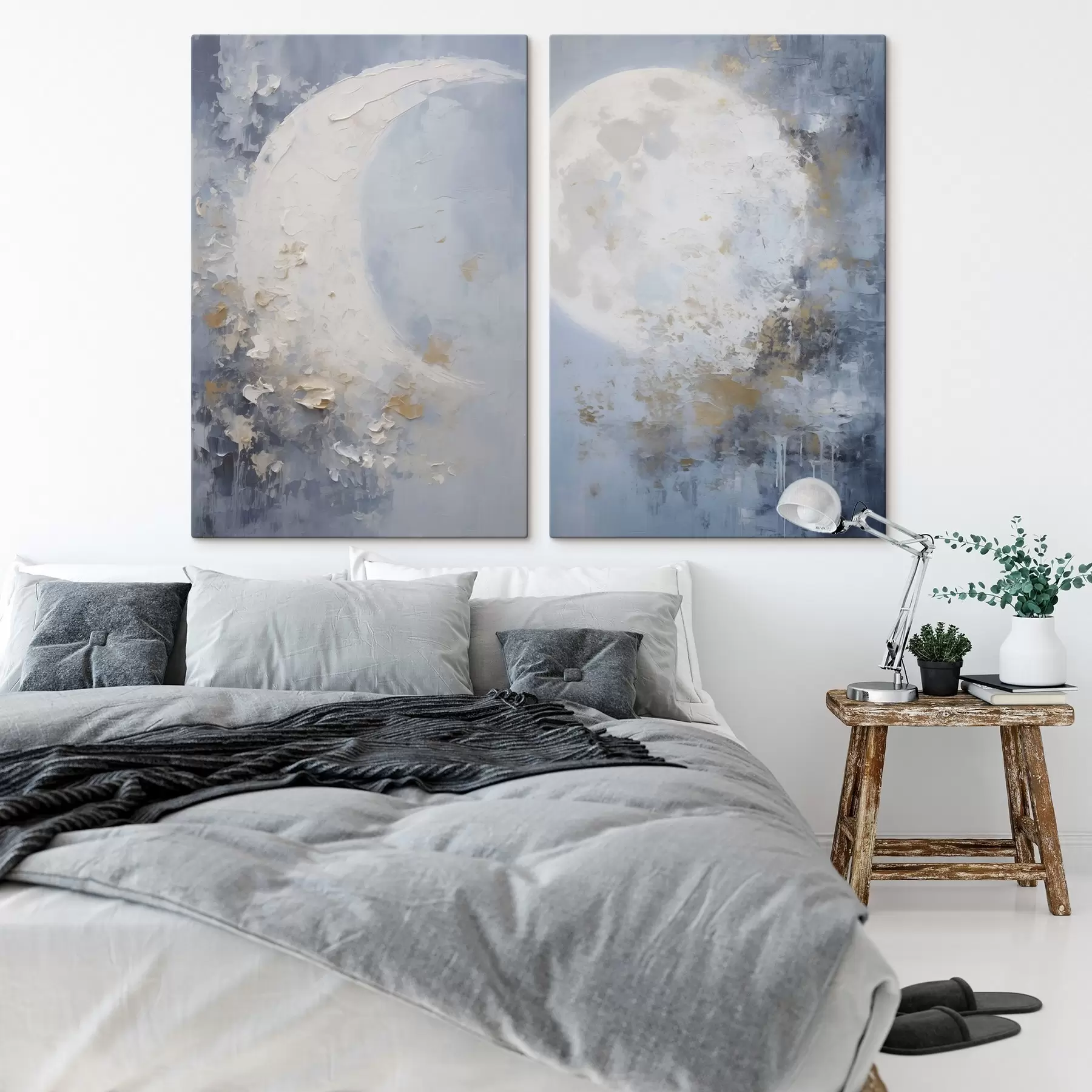  Peintures Abstraction lunaire m00834