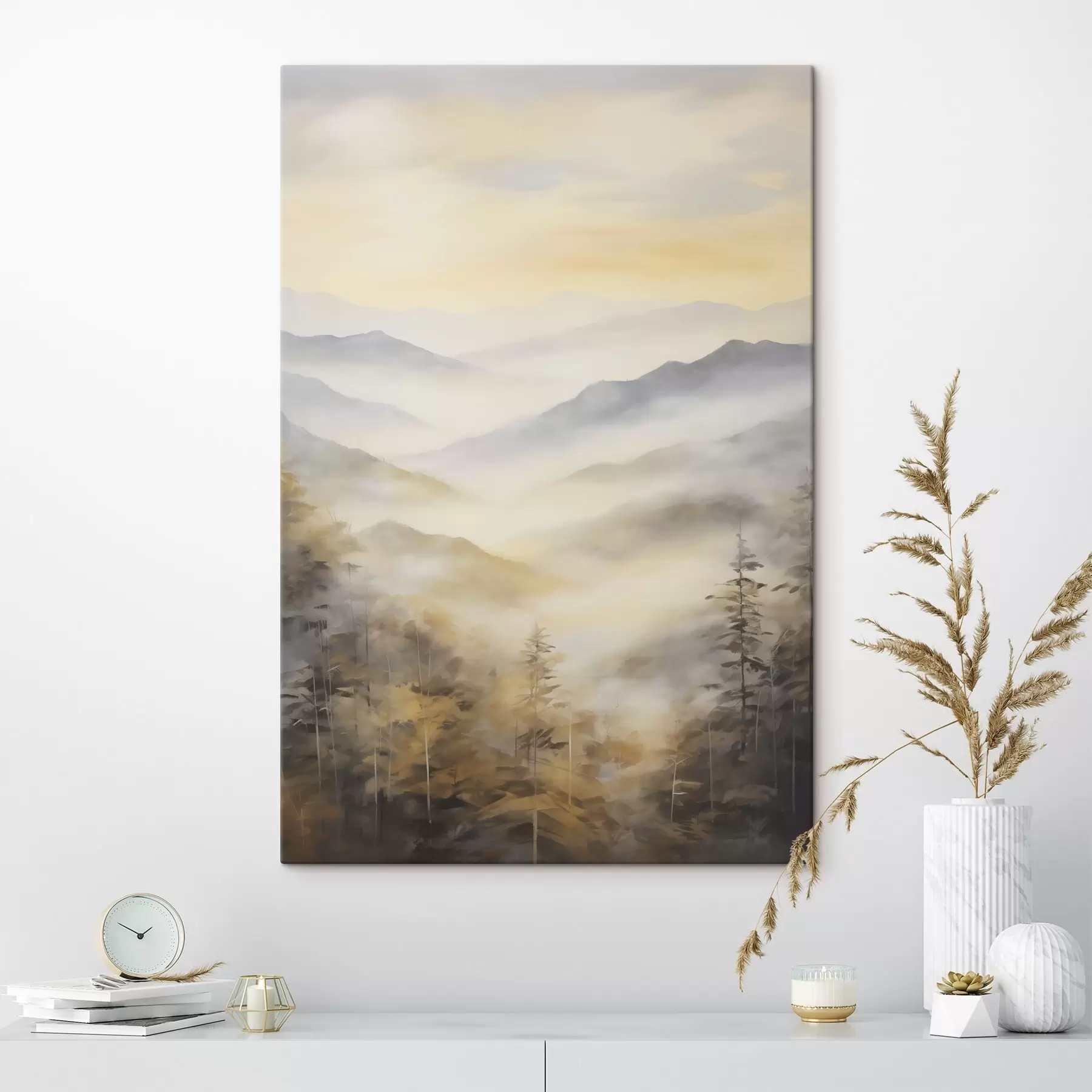  Peintures Montagnes en automne s46198