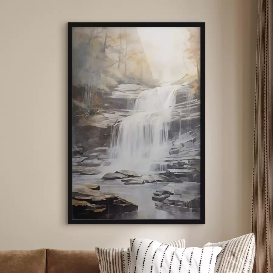 Fotobehang Waterval f46197