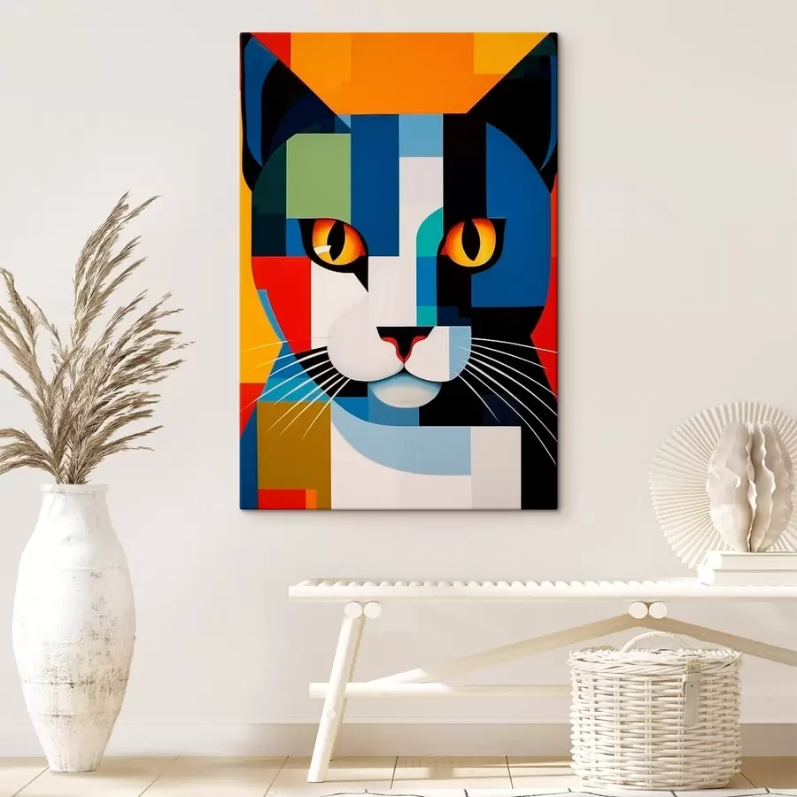  Peintures Chat abstrait s46204