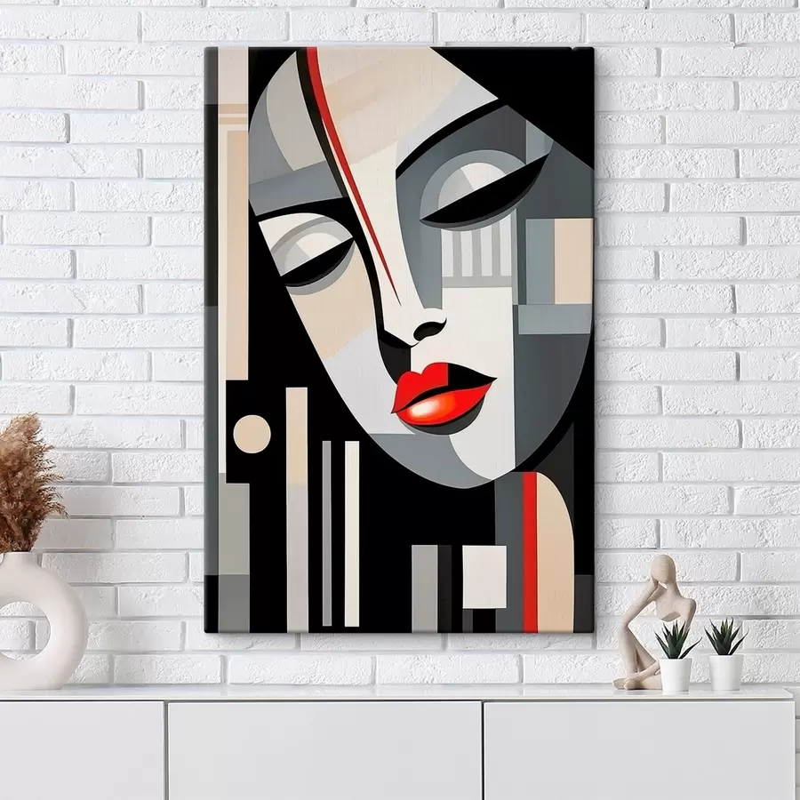  Peintures Visage abstrait s46213