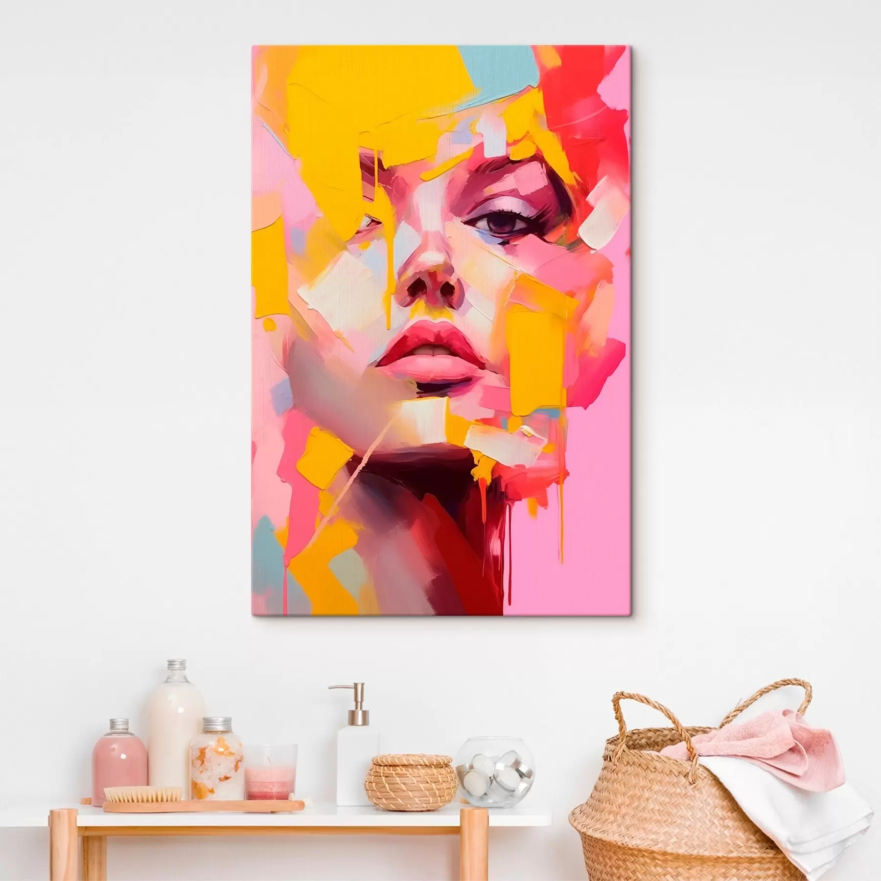  Peintures Visage abstrait s46217