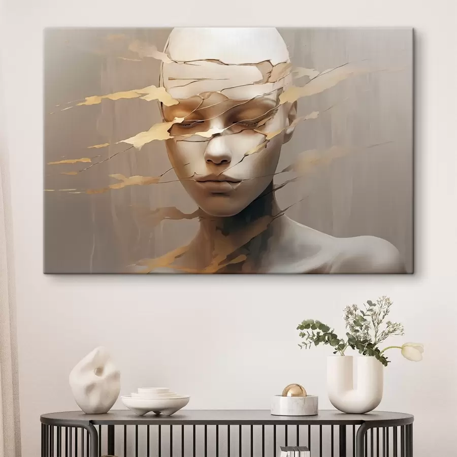  Schilderijen Gebroken gezicht s46225