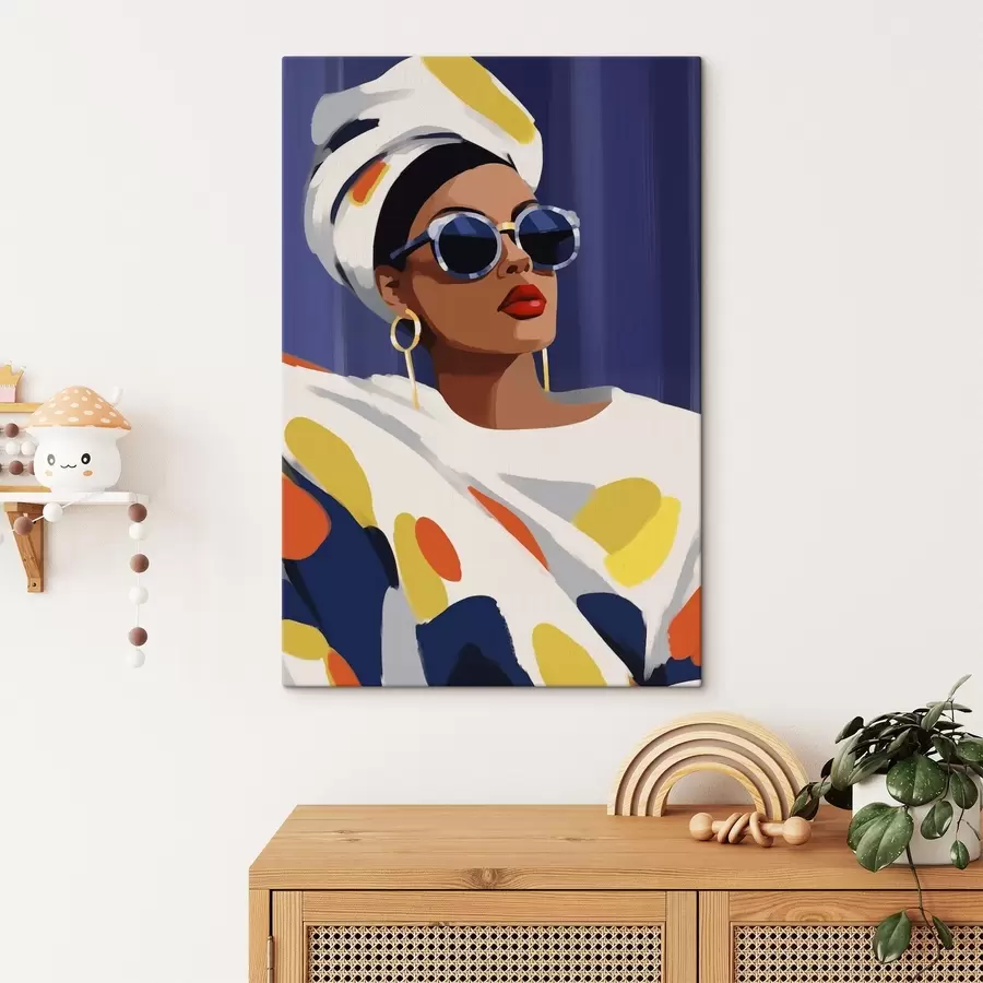  Peintures Femme à lunettes s46231