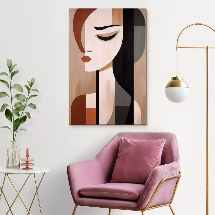  Schilderijen Abstracte gezichten s46242